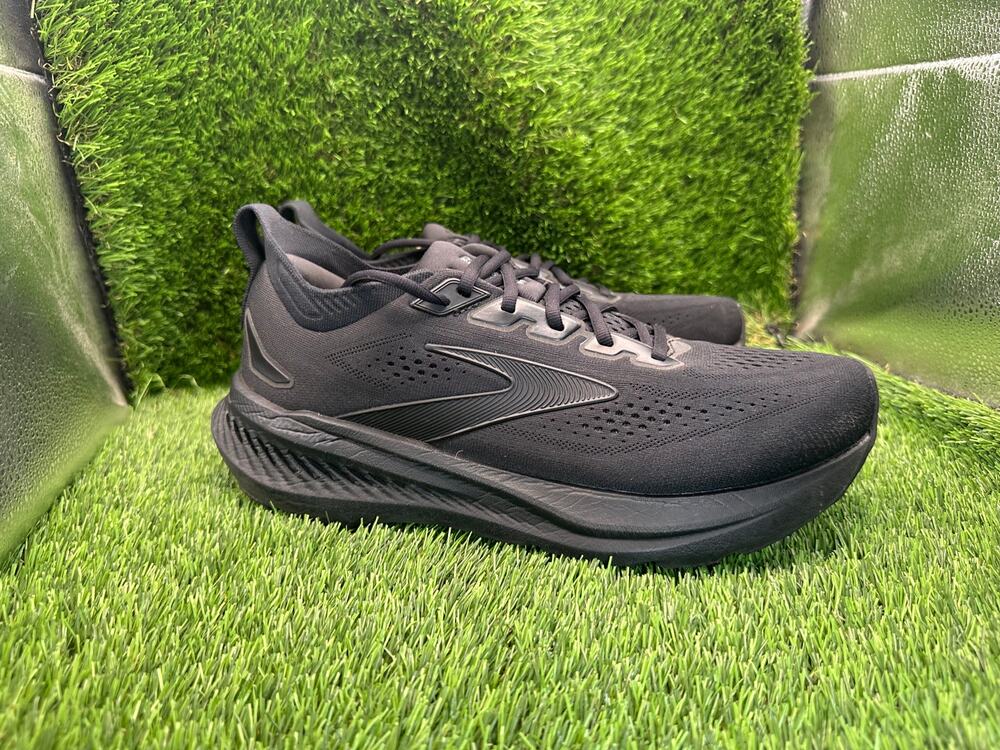 Brooks Glycerin GTS 23 1105031D020 Athletic Sneaker Men's 10D Black Knit Sports